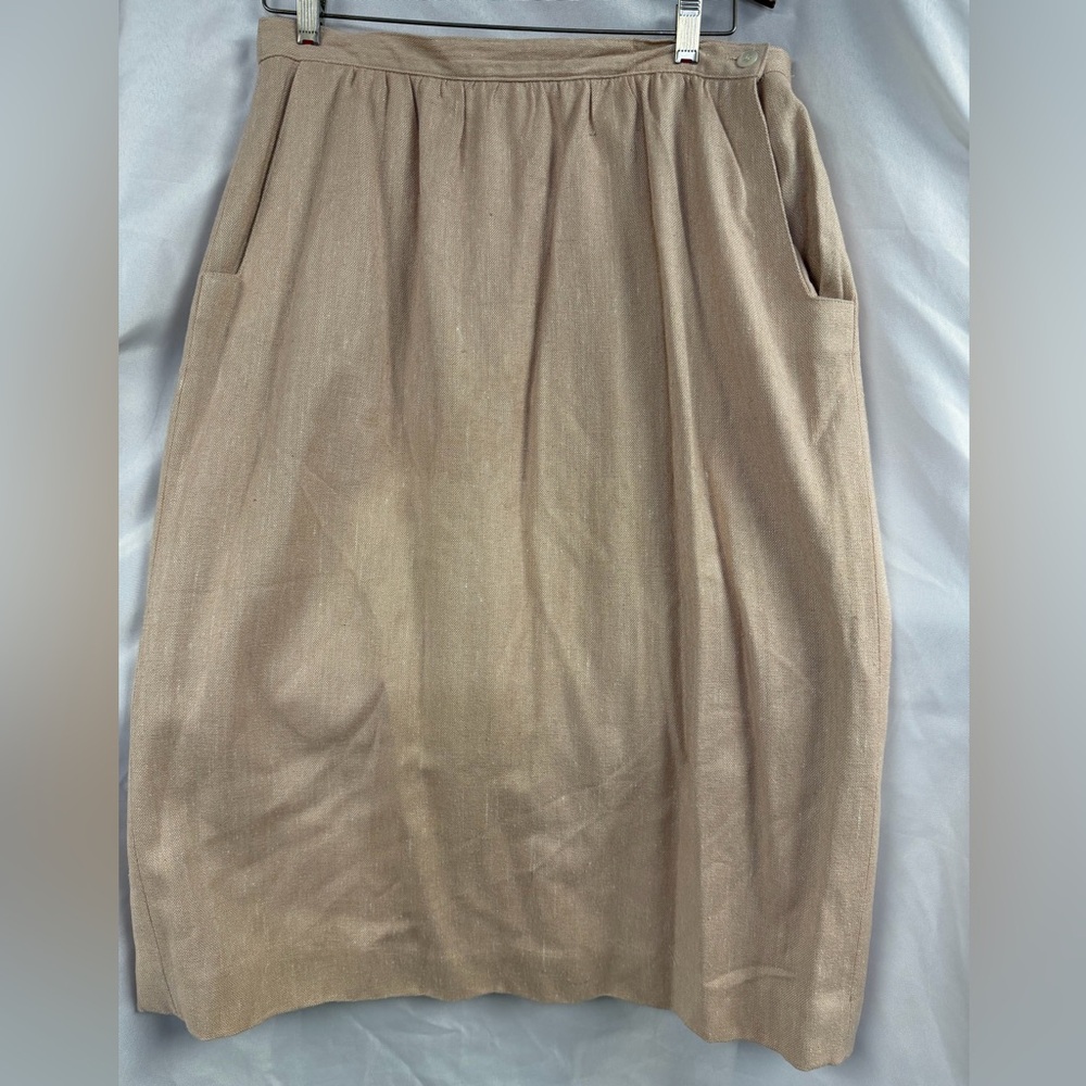 Vintage Weathervane Light Pink Midi Women's Skirt
